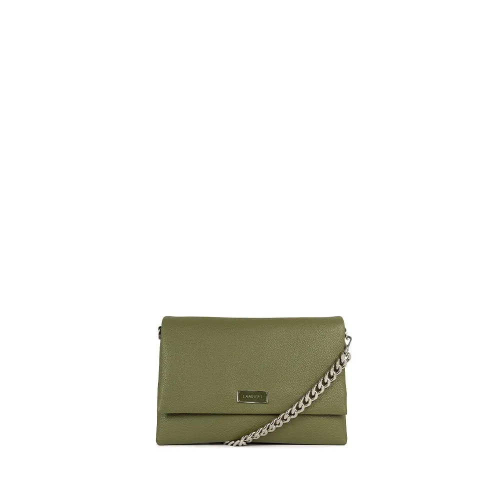 Le Valeria - Sac à main 3-en-1 en cuir vegan olive