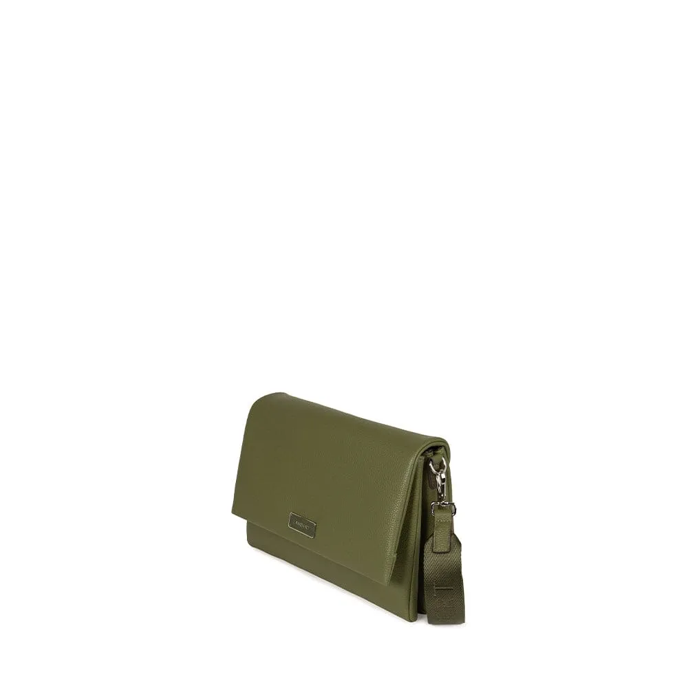Le Valeria - Sac à main 3-en-1 en cuir vegan olive