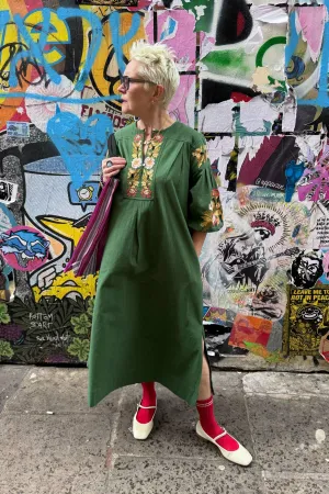 Leon & Harper Rudo Green Dress