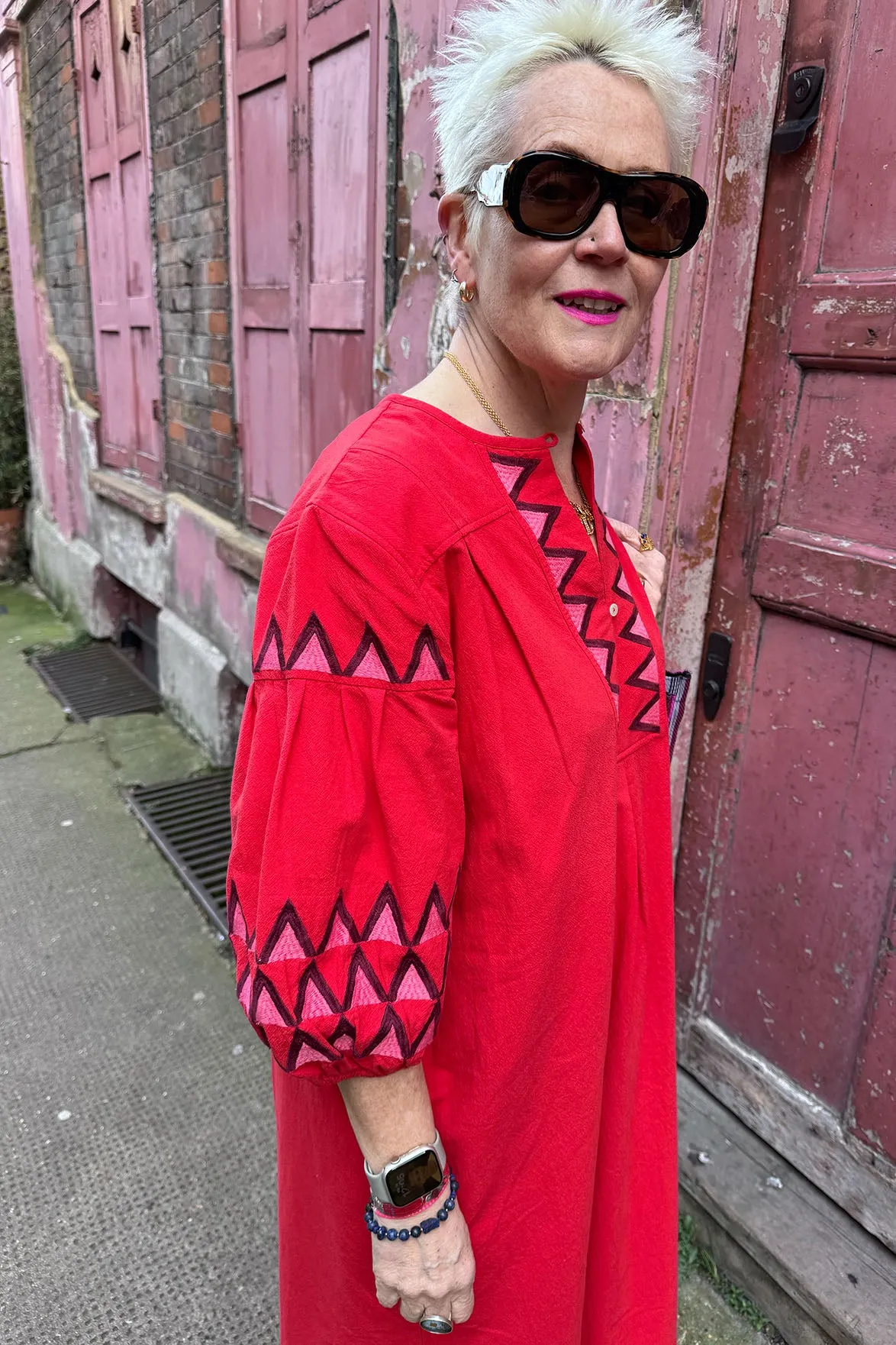 Leon & Harper Rudo Red Dress