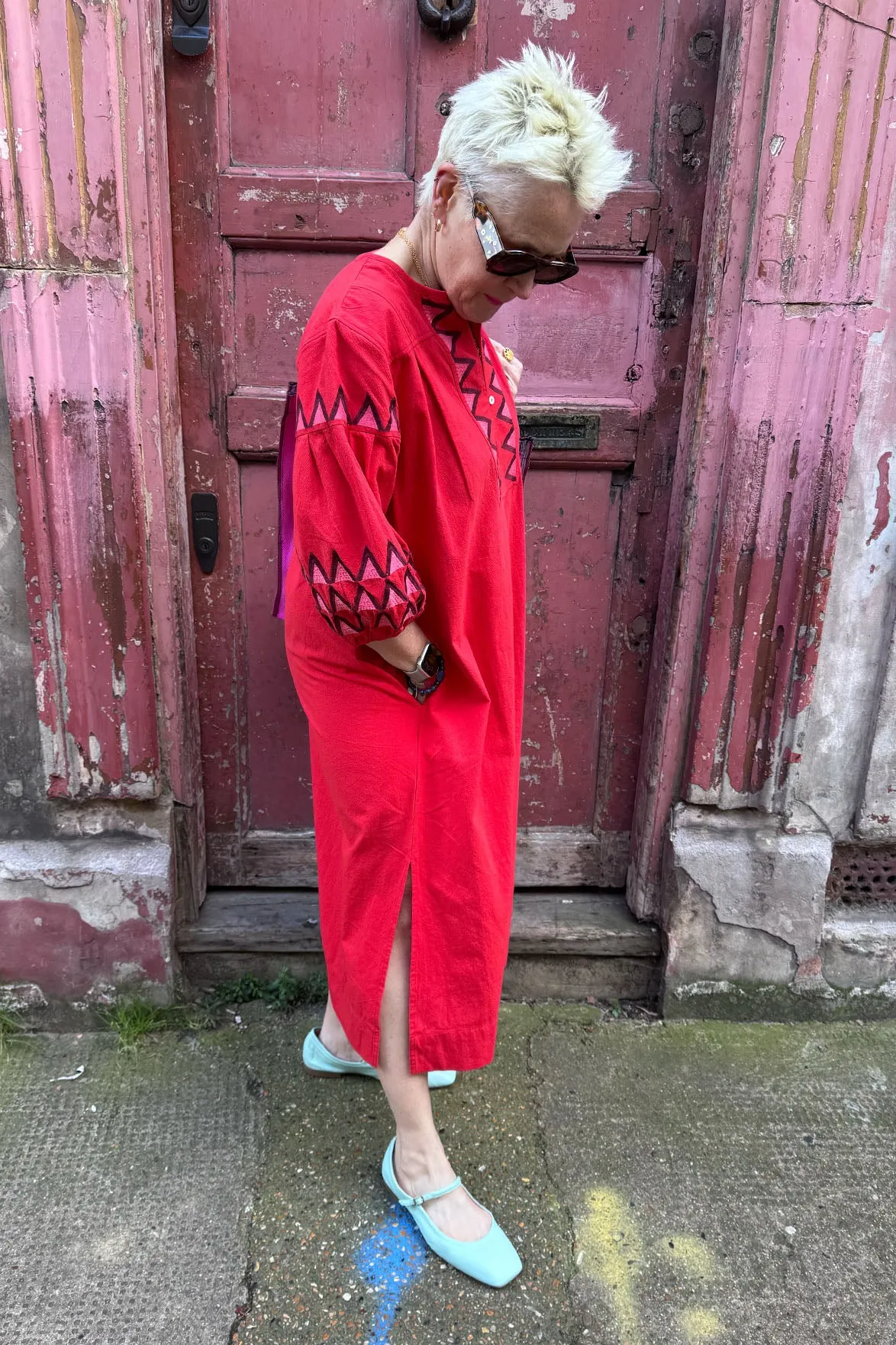 Leon & Harper Rudo Red Dress