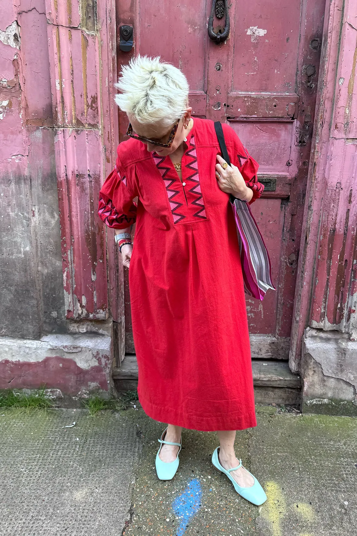 Leon & Harper Rudo Red Dress