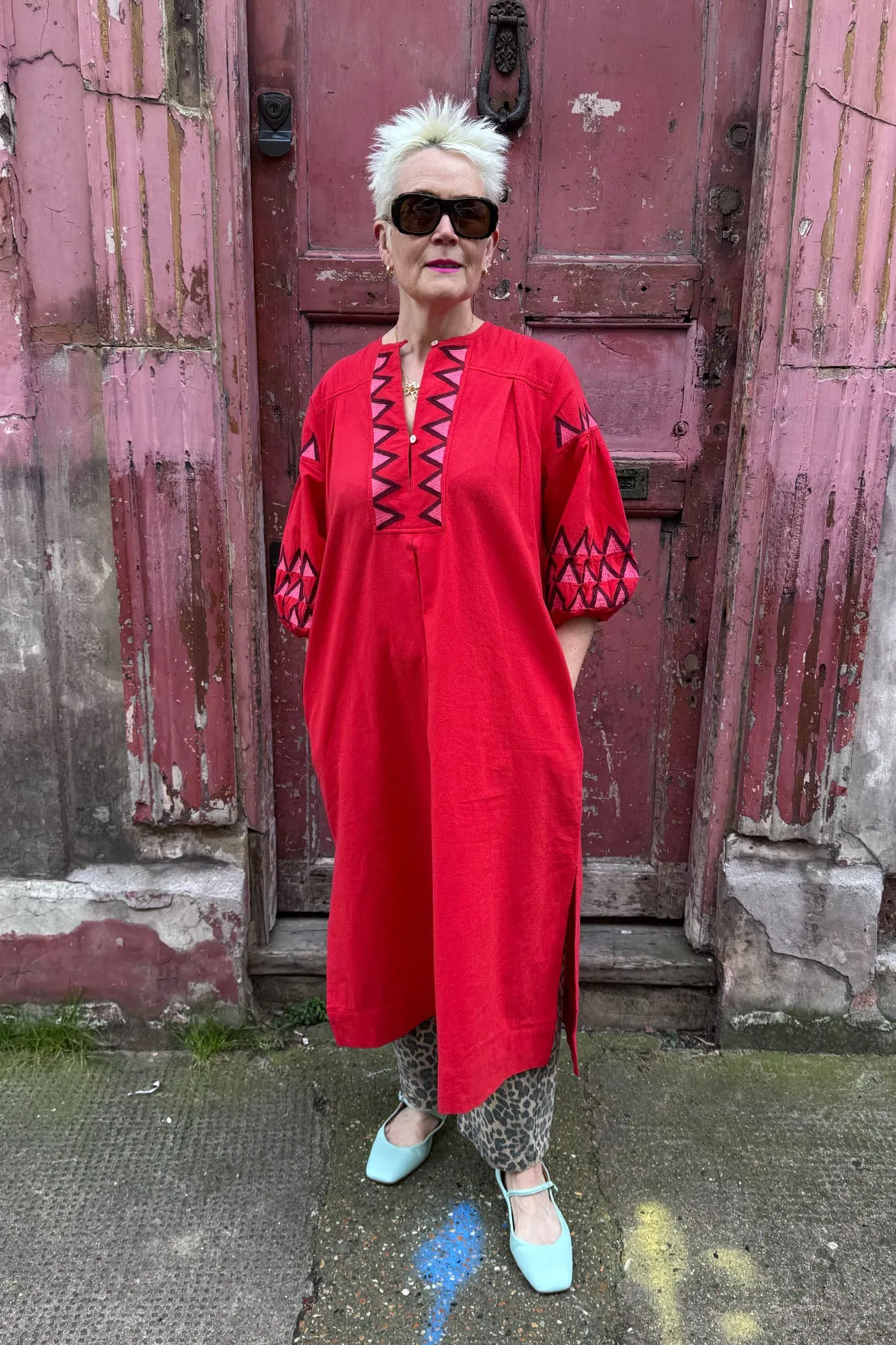Leon & Harper Rudo Red Dress