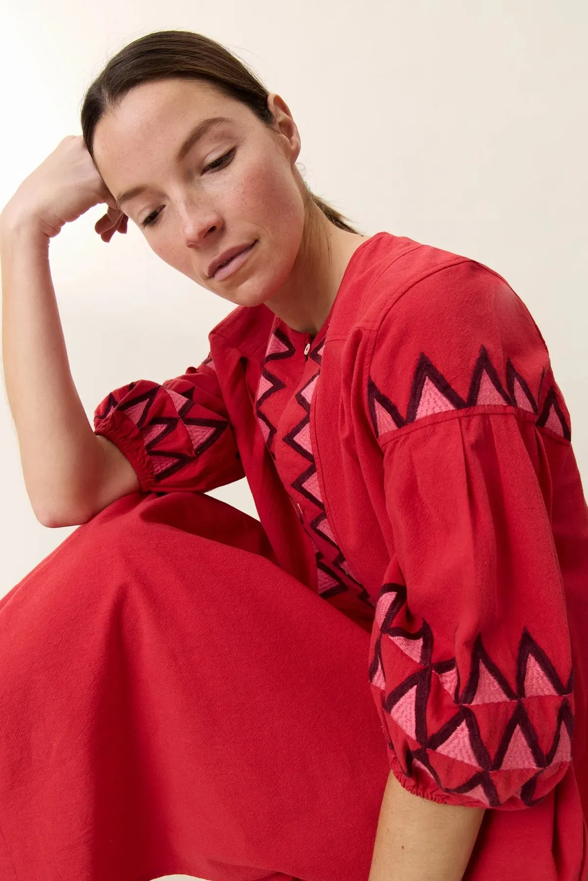 Leon & Harper Rudo Red Dress