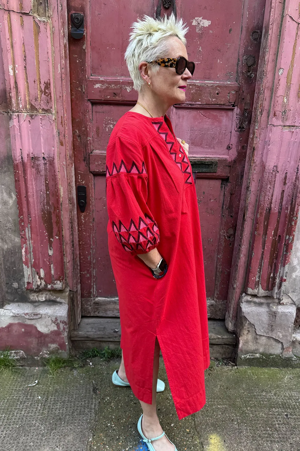 Leon & Harper Rudo Red Dress