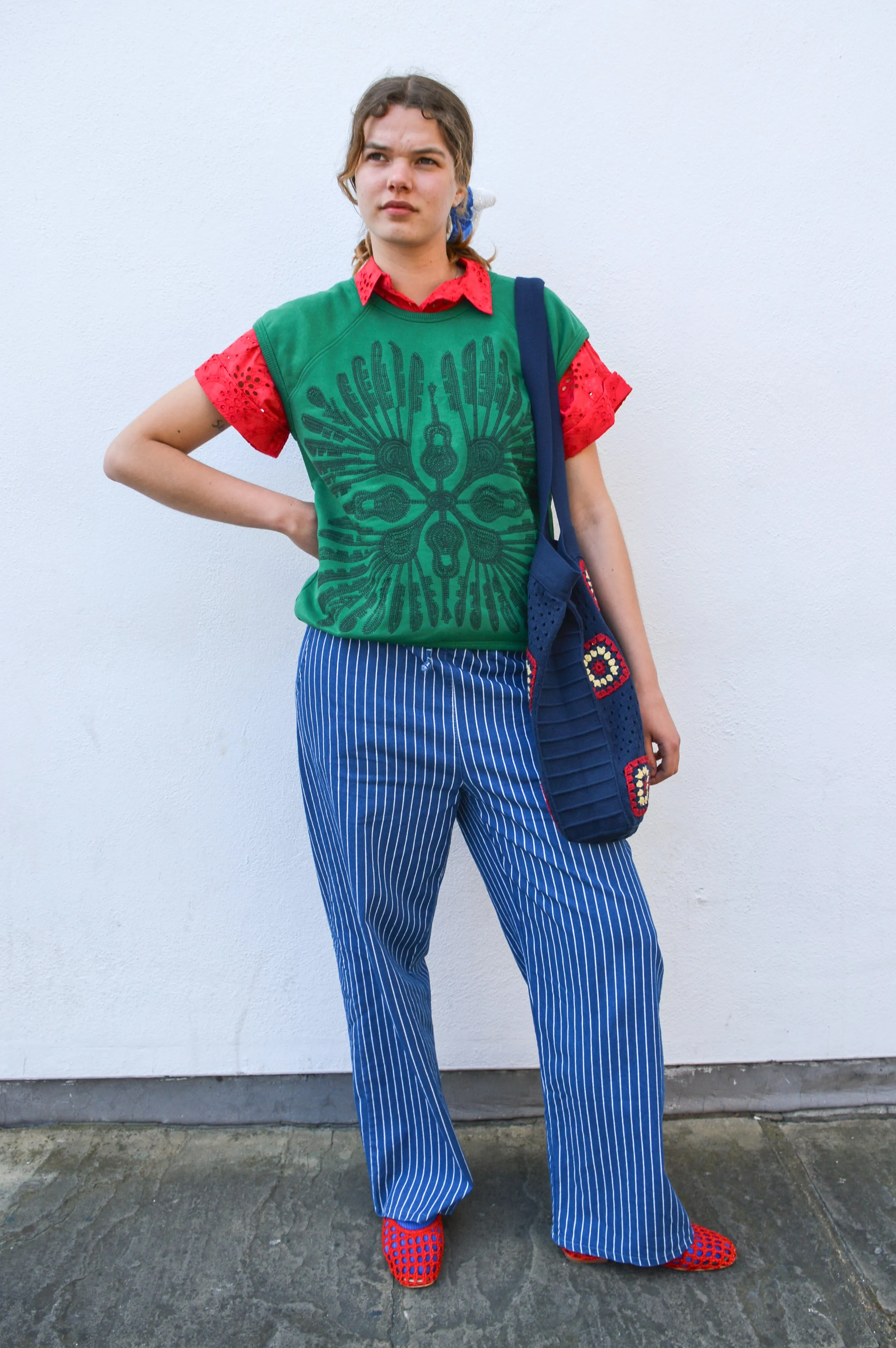 Leon & Harper Sirop Guitar Green Sweatshirt