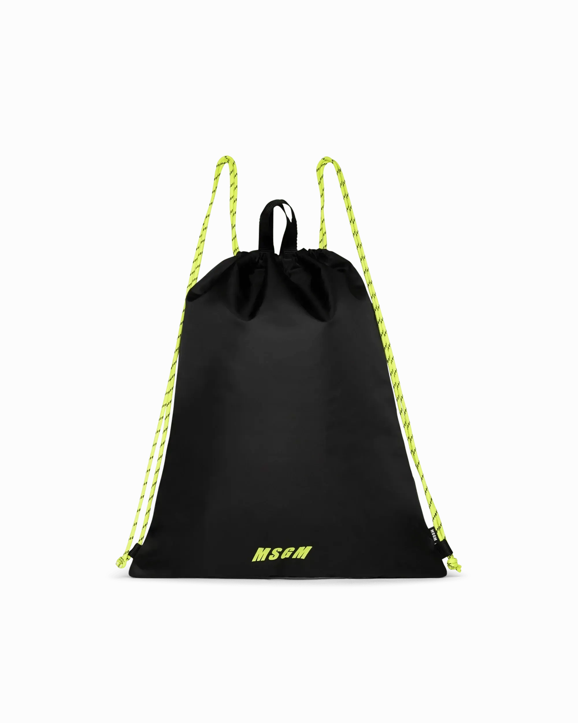 Logo Print Drawstring Backpack