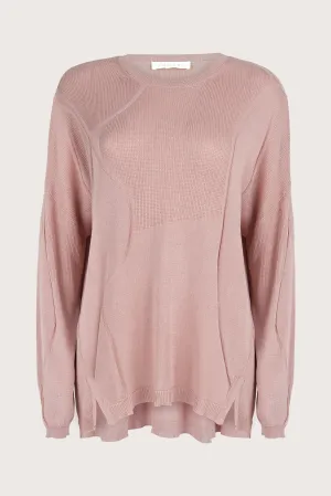 Lorena Wavy Sweater - Pink