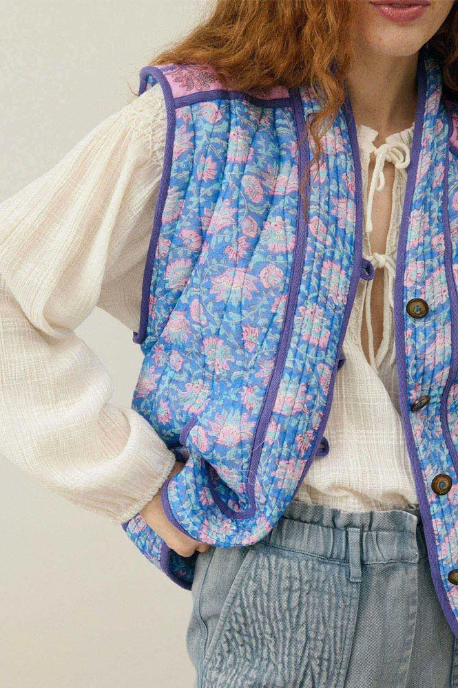 Louise Misha Nelina Blue Capri Cove Jacket