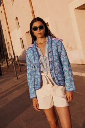 Louise Misha Nelina Blue Capri Cove Jacket