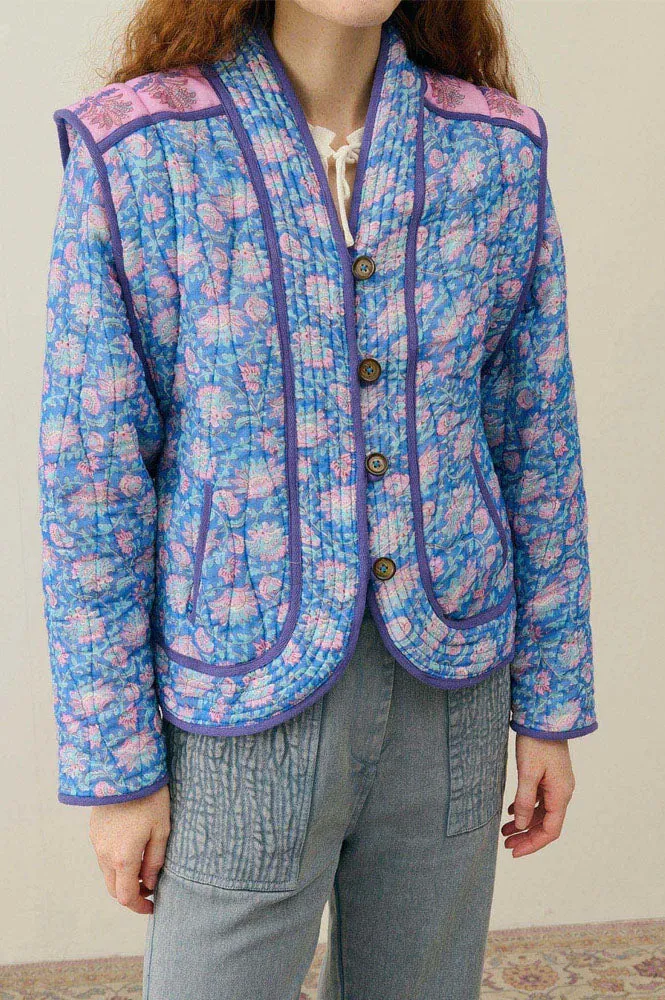 Louise Misha Nelina Blue Capri Cove Jacket