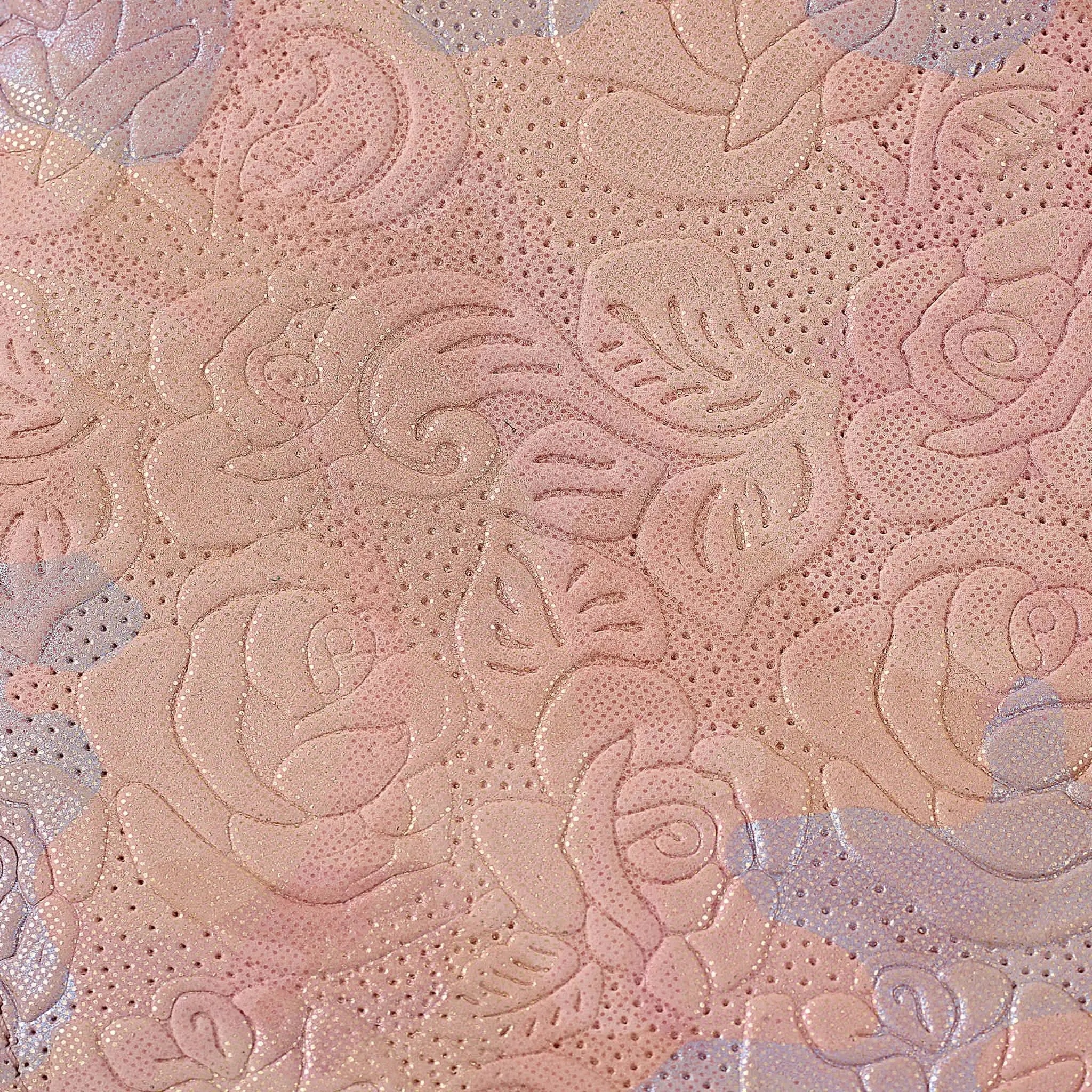 Luna Ivy | Garden of Roses Shimmer Metallic Gold with Gold hardware