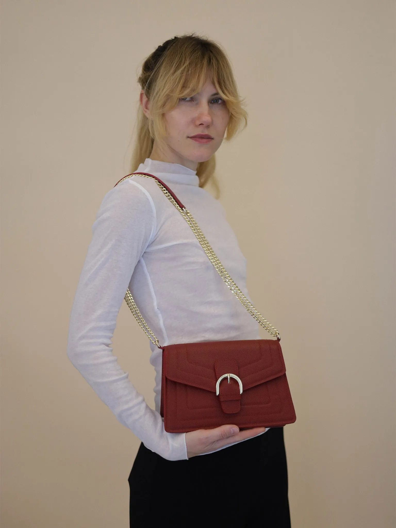 Margot Stampato 9 - Dark Red