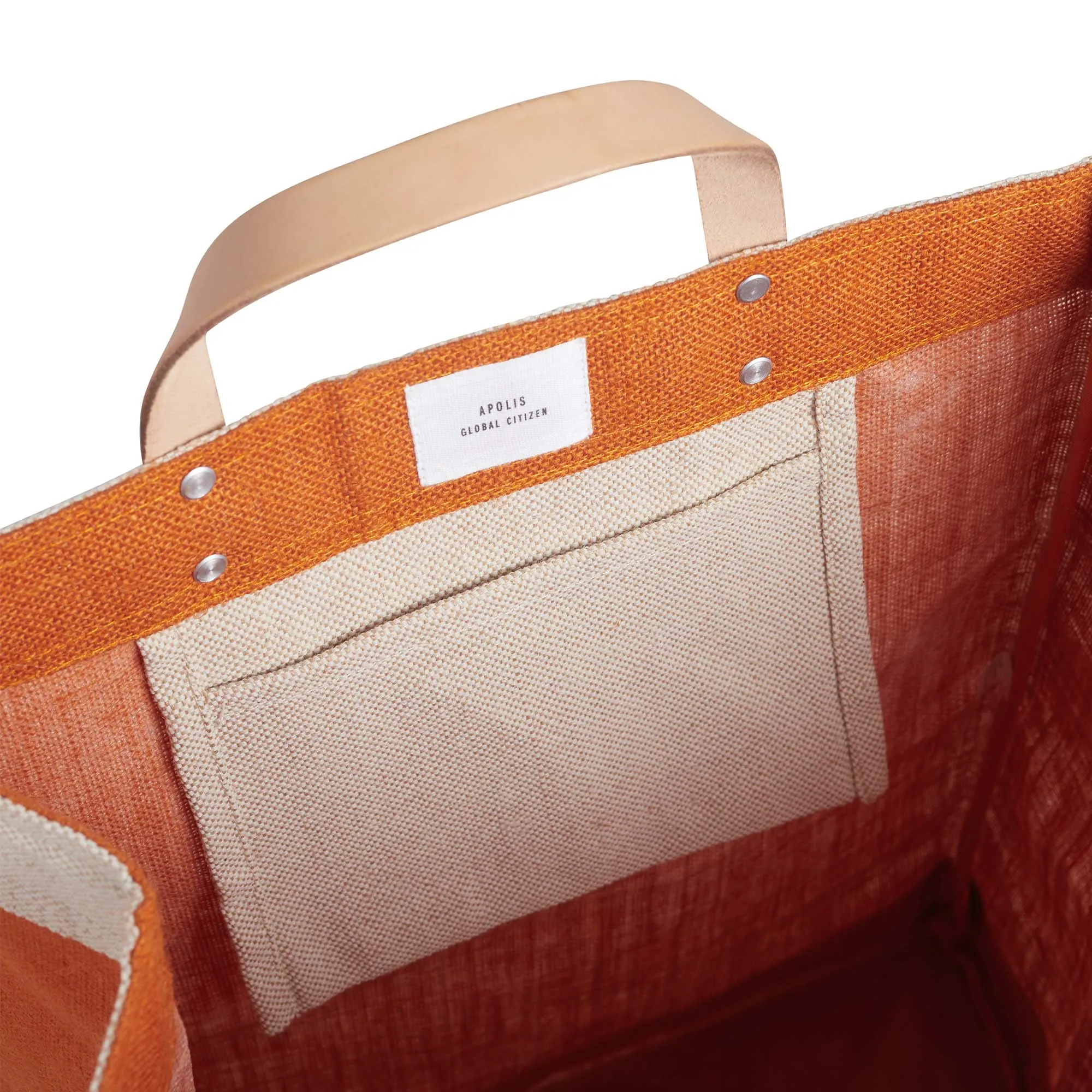 Market Bag in Citrus Peony by Amy Logsdon