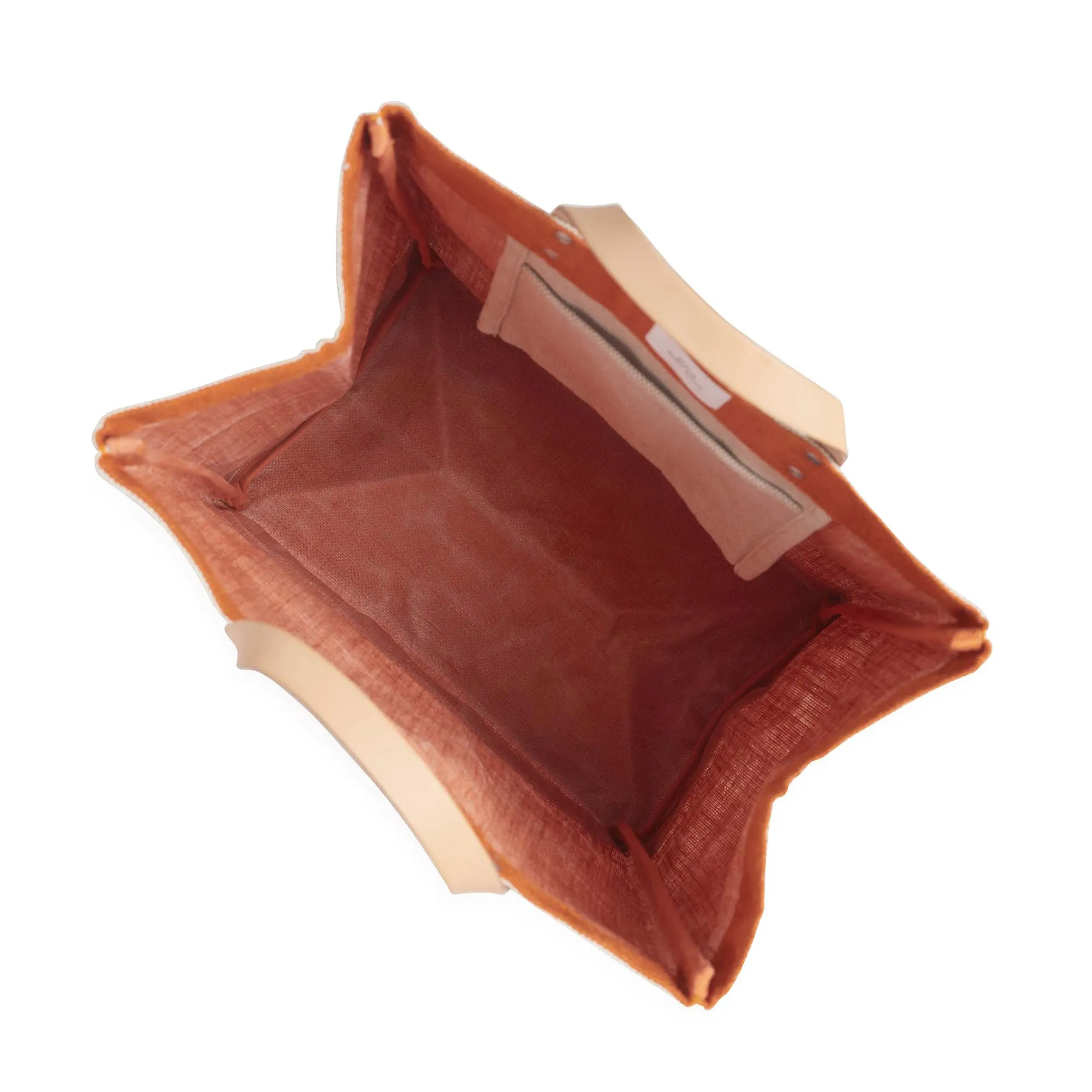 Market Bag in Citrus Peony by Amy Logsdon