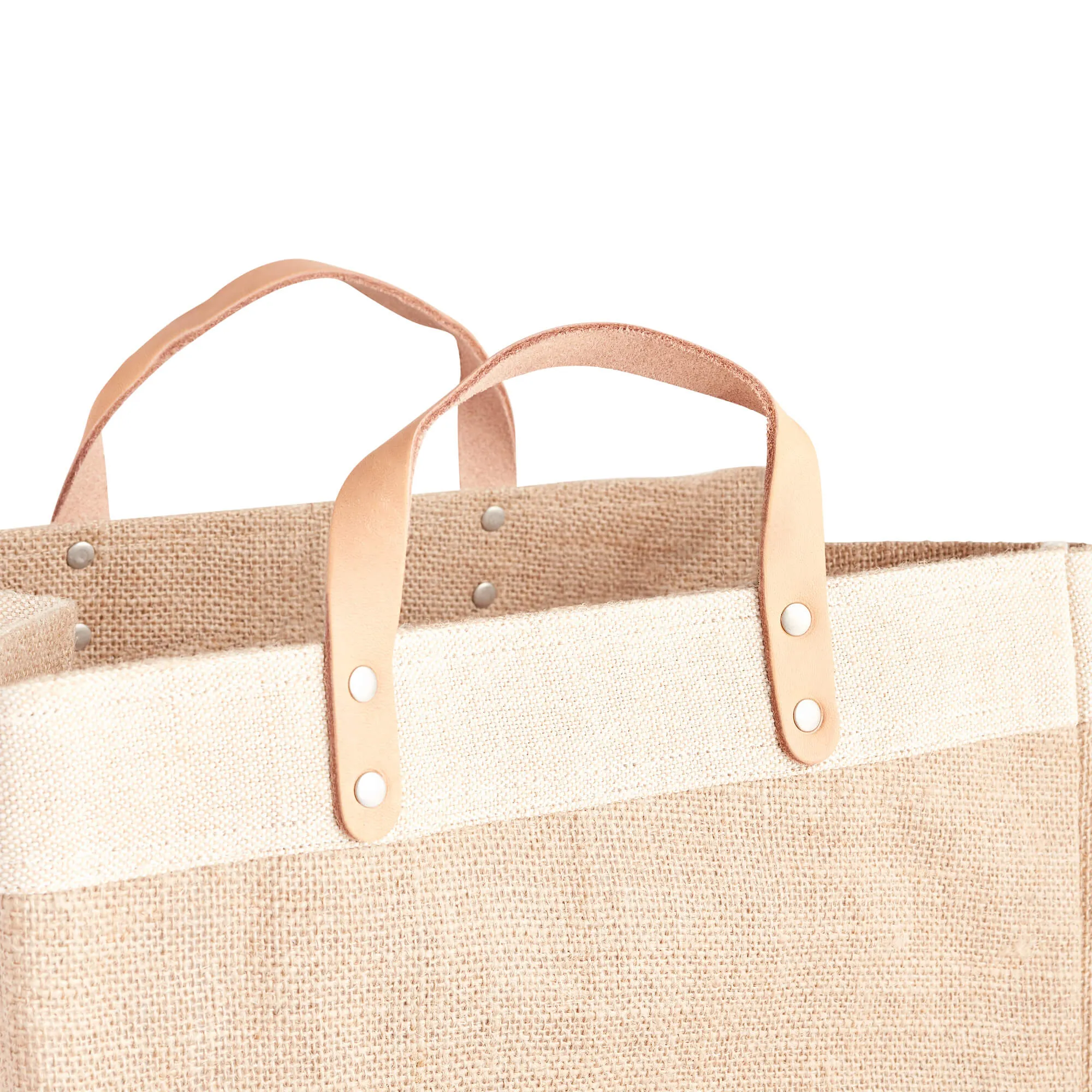 Market Bag in Natural with Everything