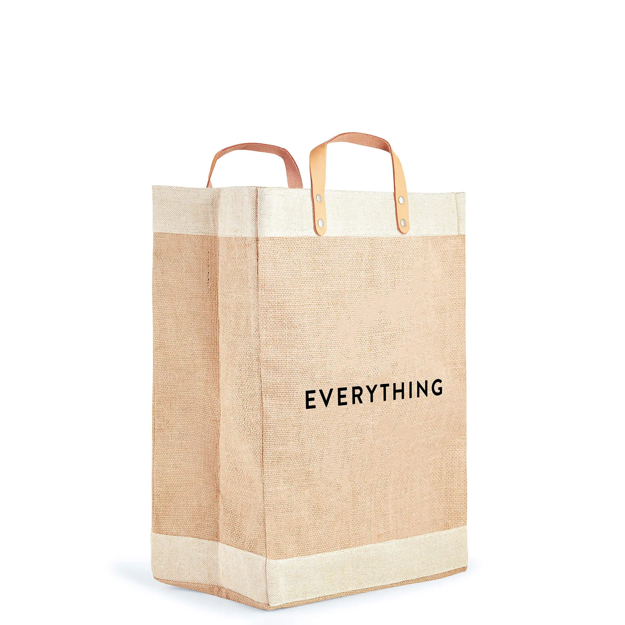 Market Bag in Natural with Everything