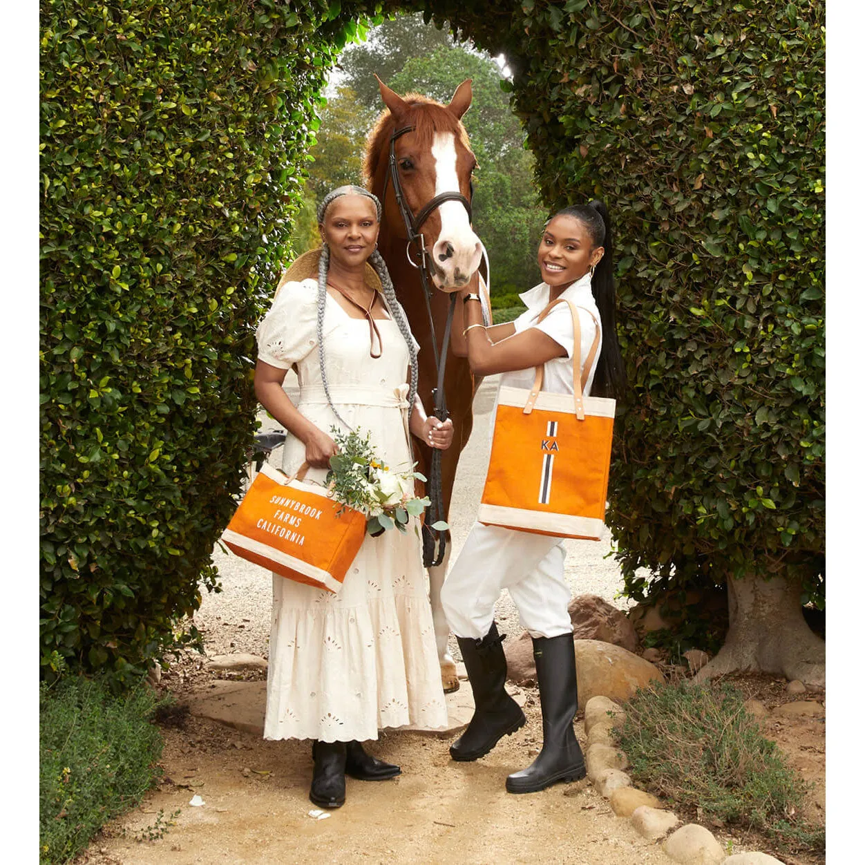 Market Tote in Citrus