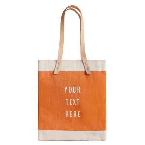 Market Tote in Citrus