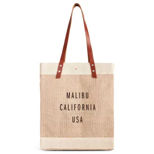 Market Tote in Natural for L.A. MALIBU