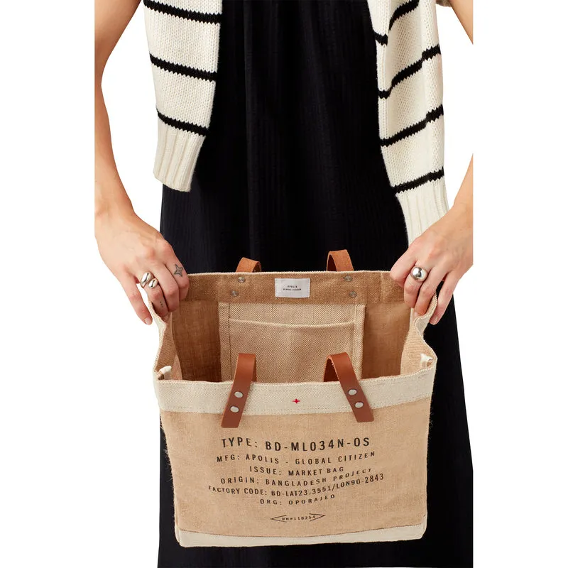 Market Tote in Natural LA by Geoff McFetridge