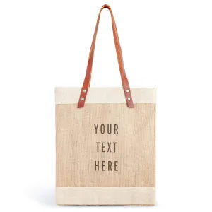 Market Tote in Natural