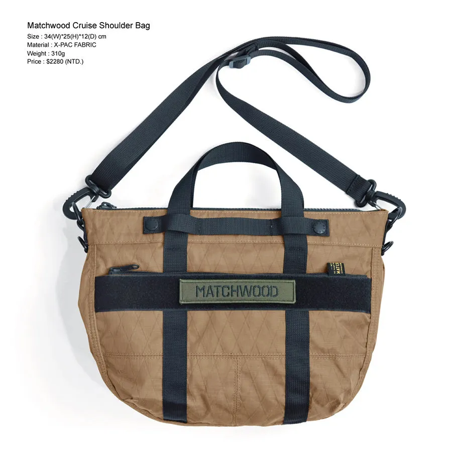MATCHWOOD Cruise Shoulder Bag - Brown  (310g)