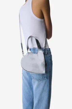 Mirrored Crossbody Baby Heart Tote Bag