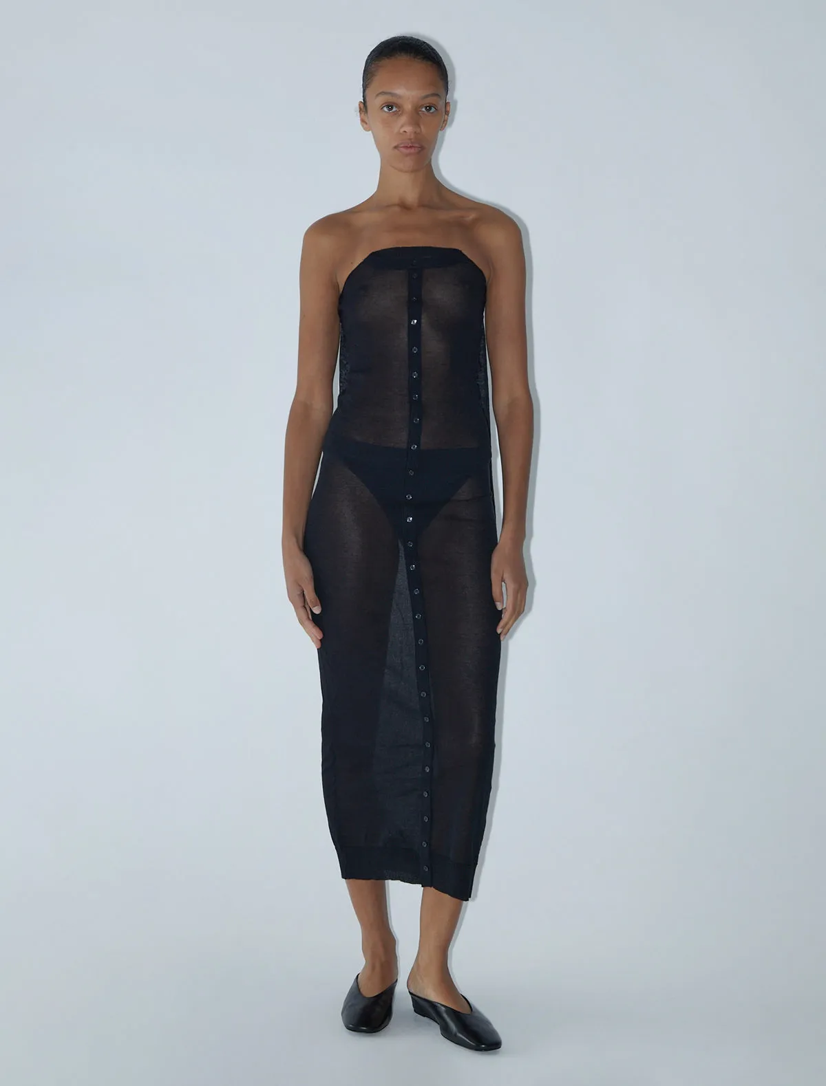 no 2396 / Folded Button Dress