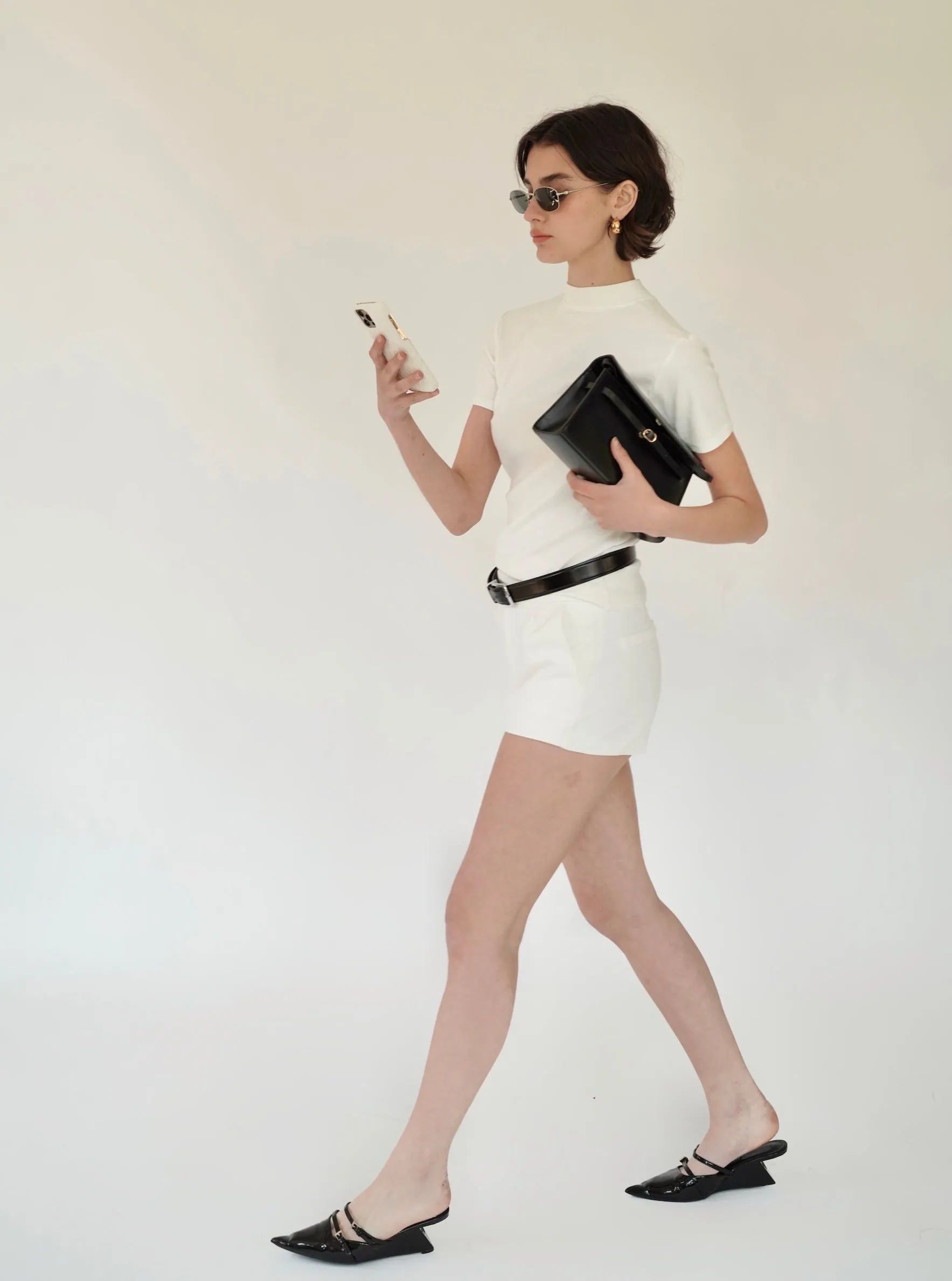 Noir Allure Shoulder Bag