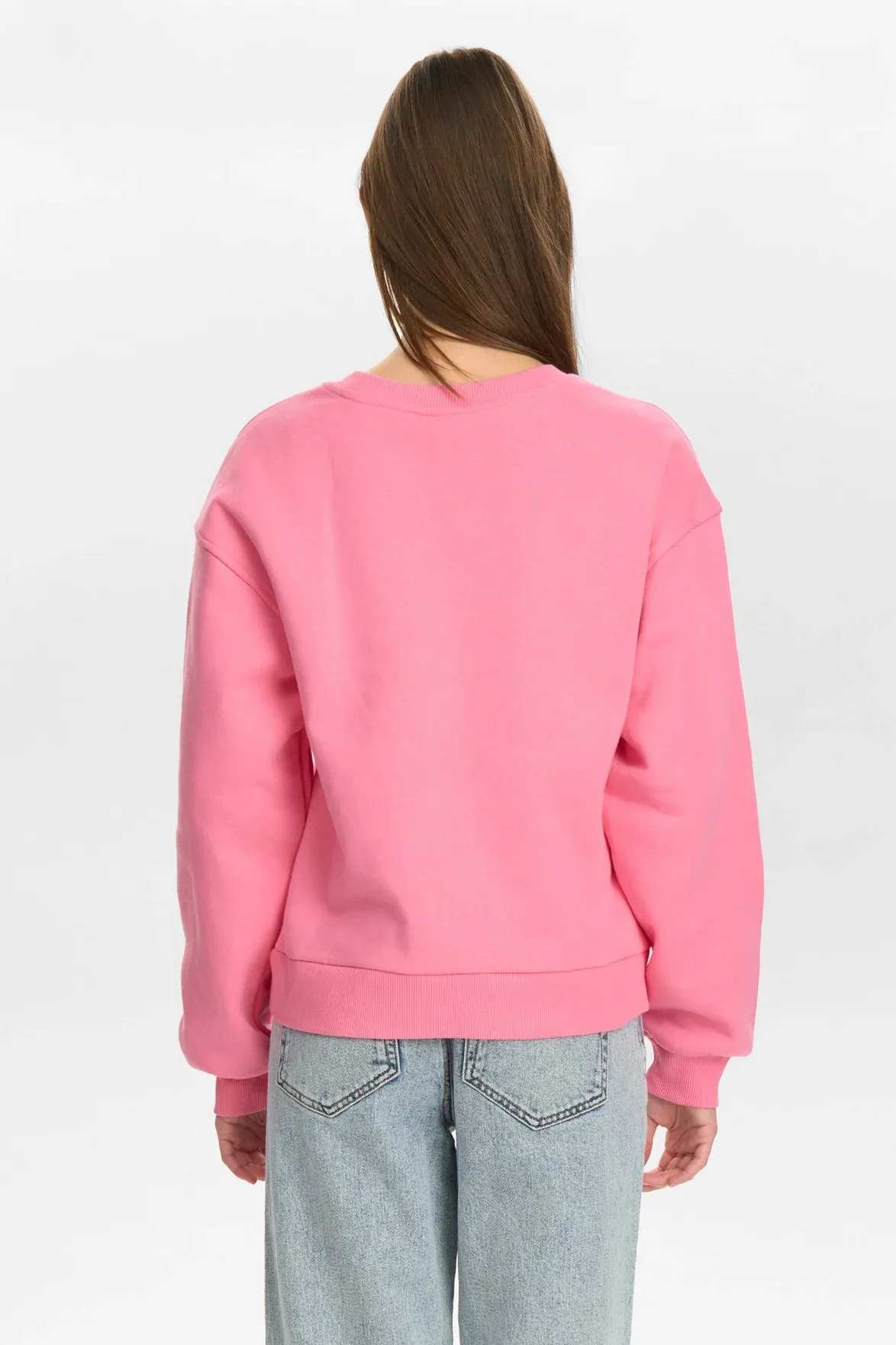 Numph Myra Pink Carnation Sweatshirt