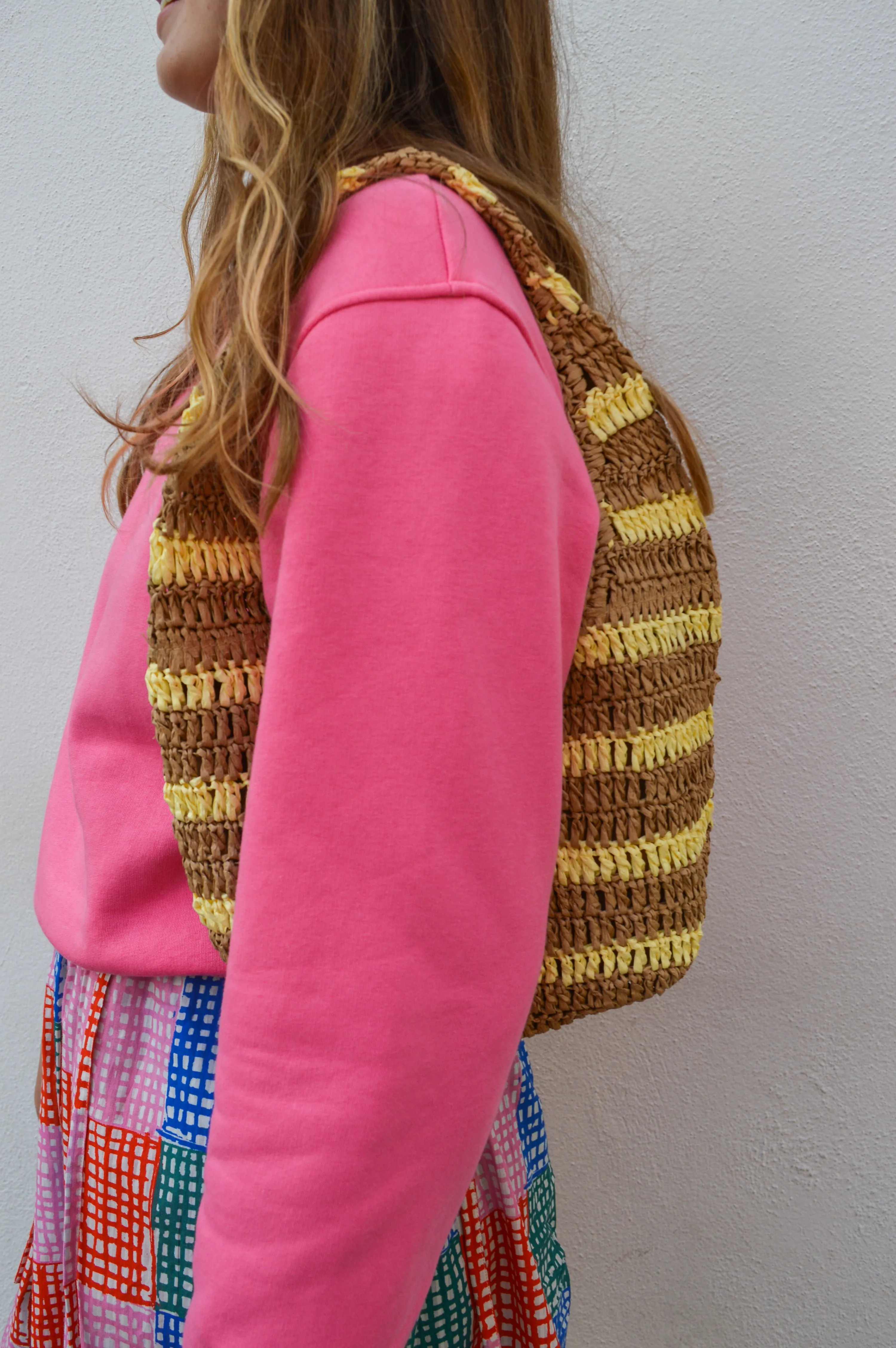 Numph Myra Pink Carnation Sweatshirt