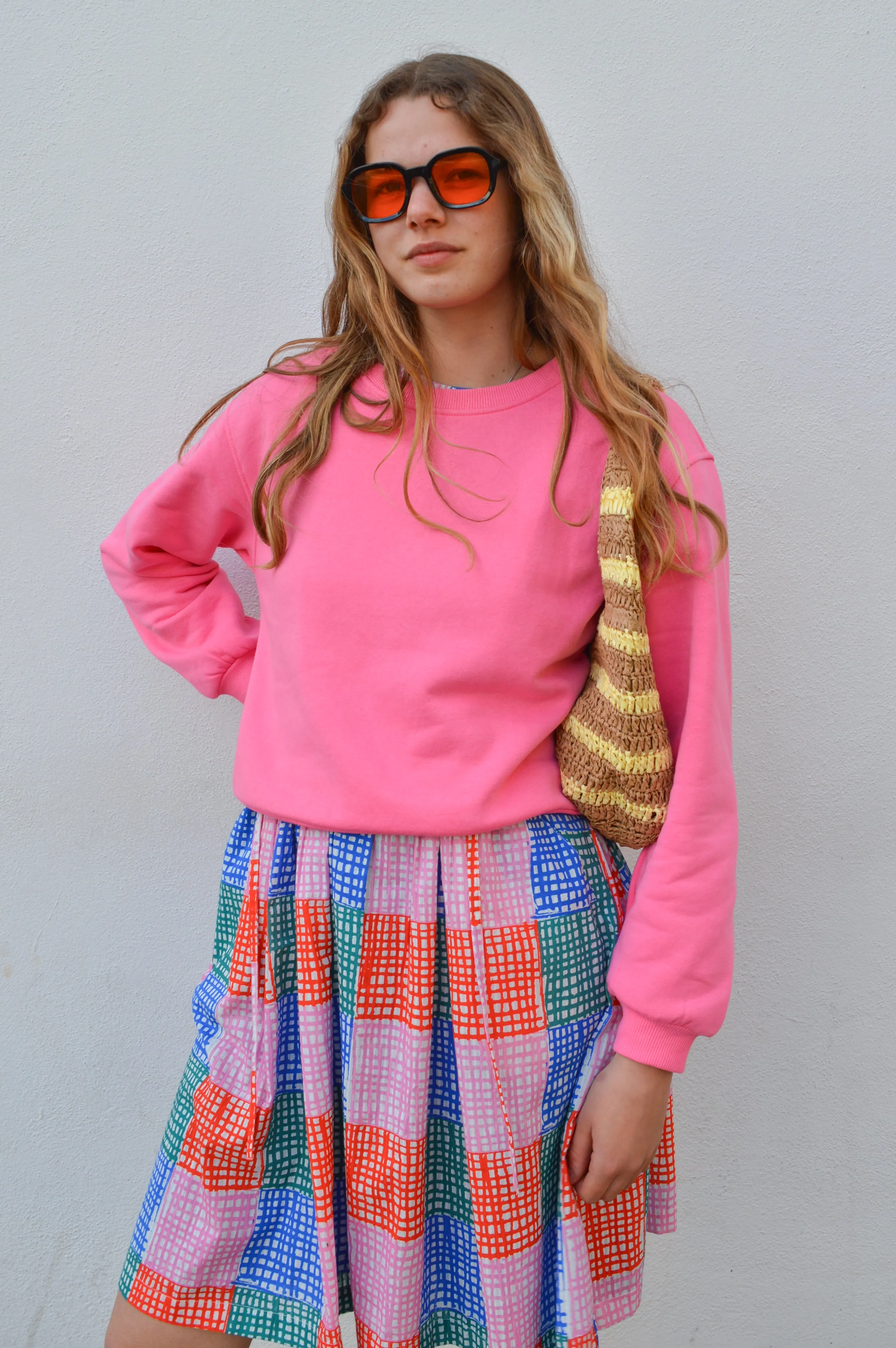 Numph Myra Pink Carnation Sweatshirt