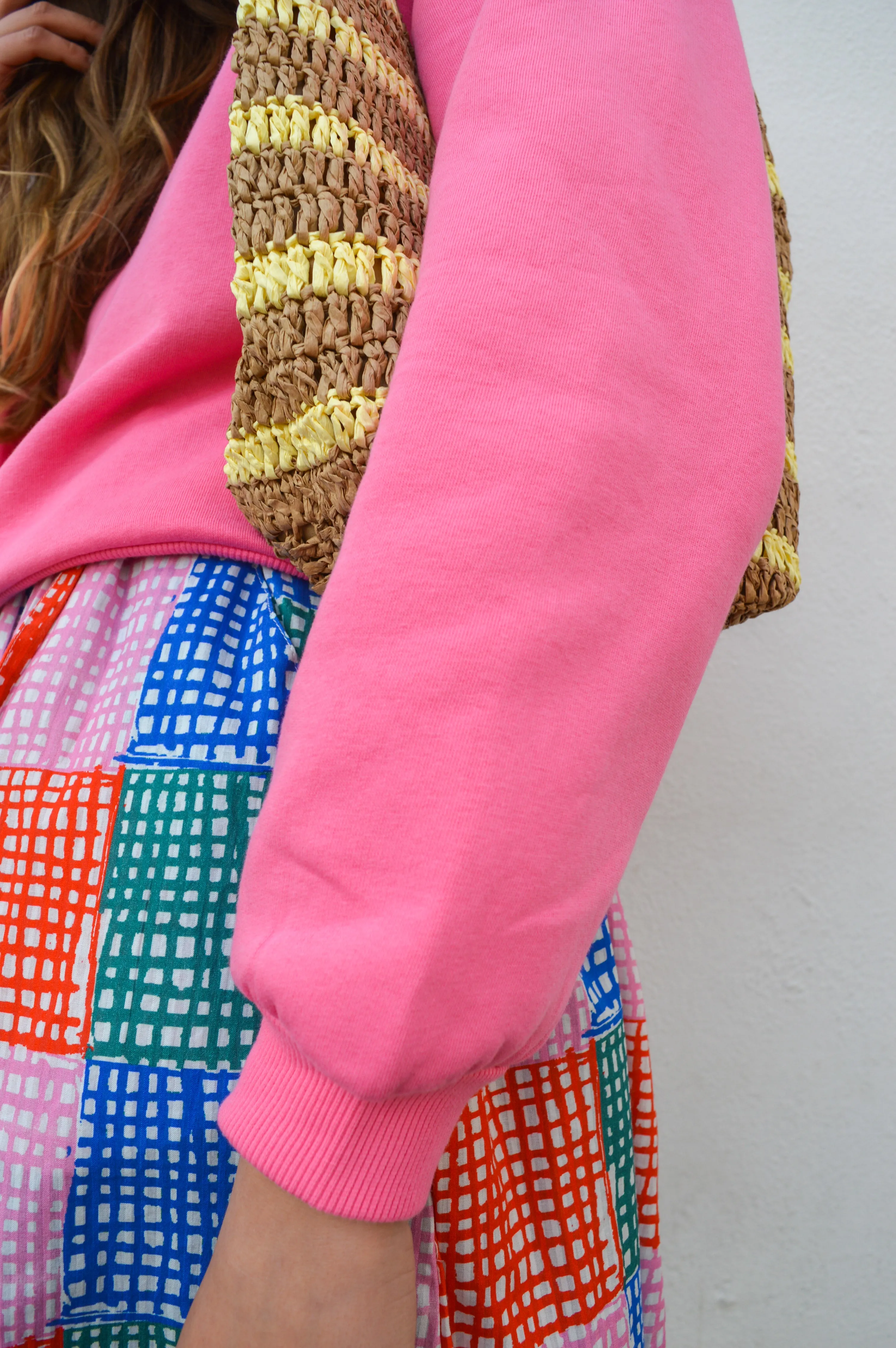 Numph Myra Pink Carnation Sweatshirt