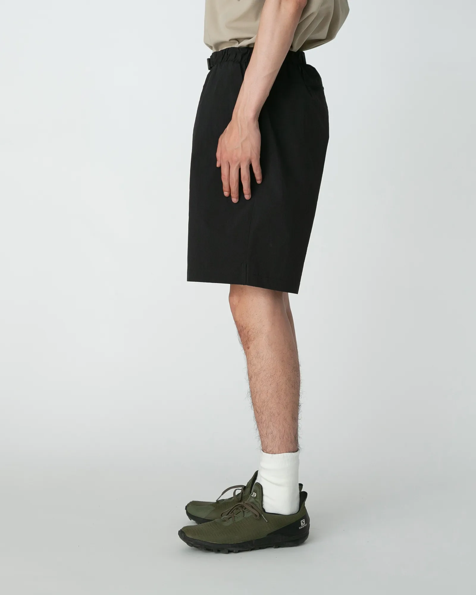 Nylon Tussah 2Way Shorts