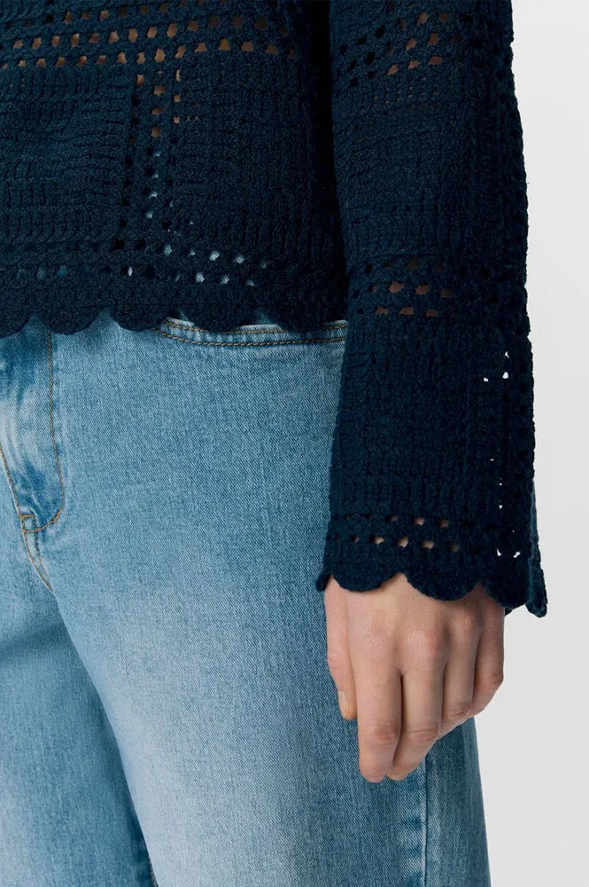 Object Orella Sky Captain Knit Cardigan