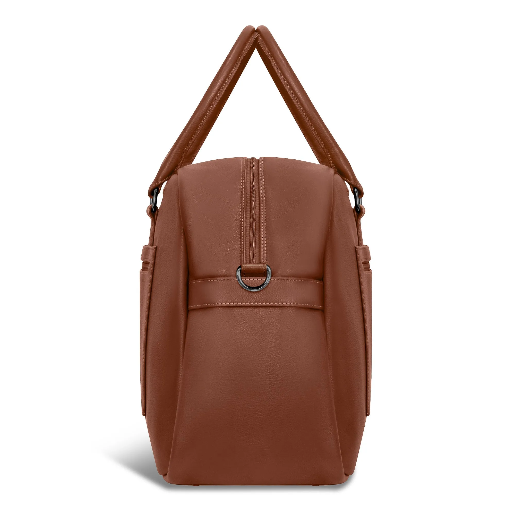 Onyx / Leather Duffle Bag