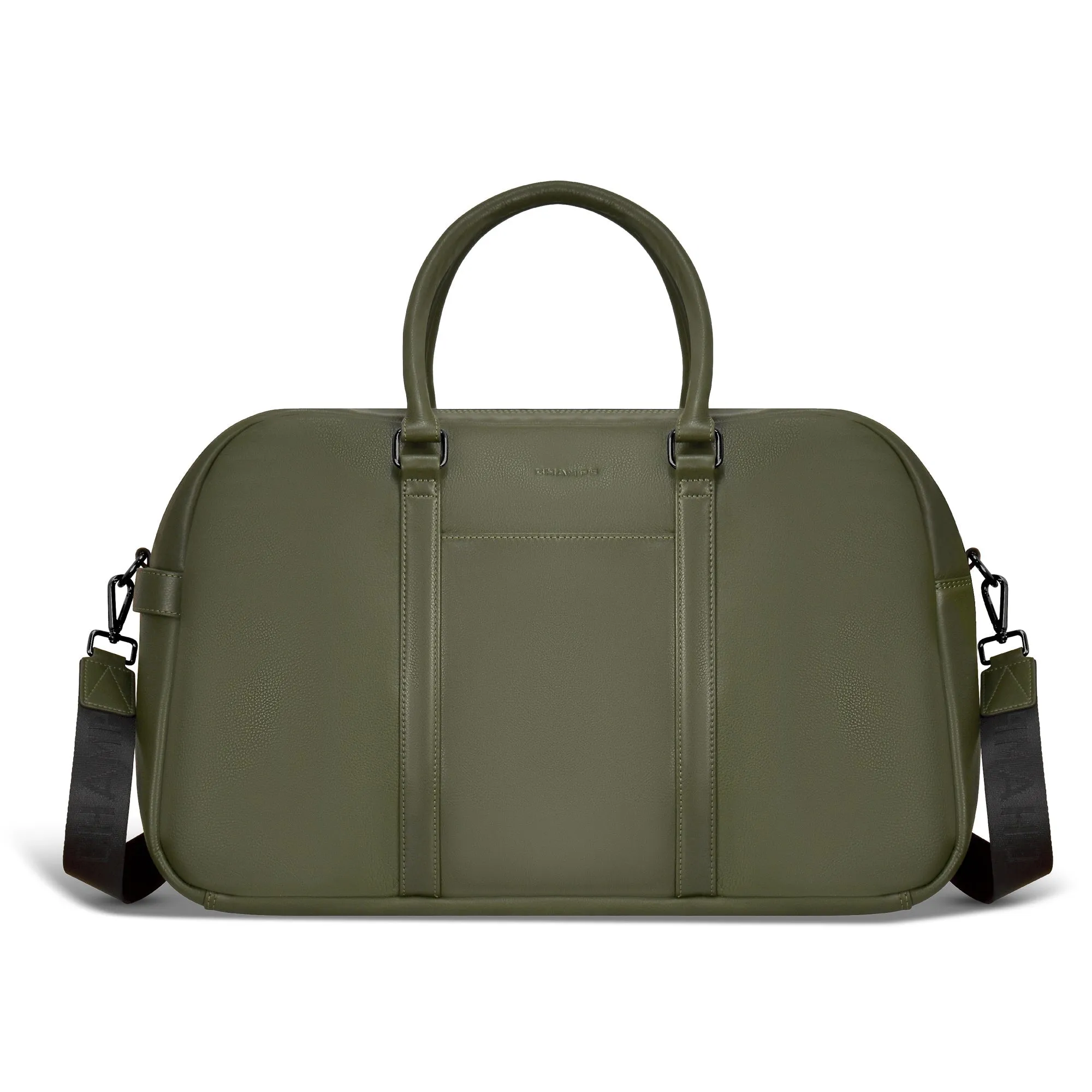 Onyx / Leather Duffle Bag