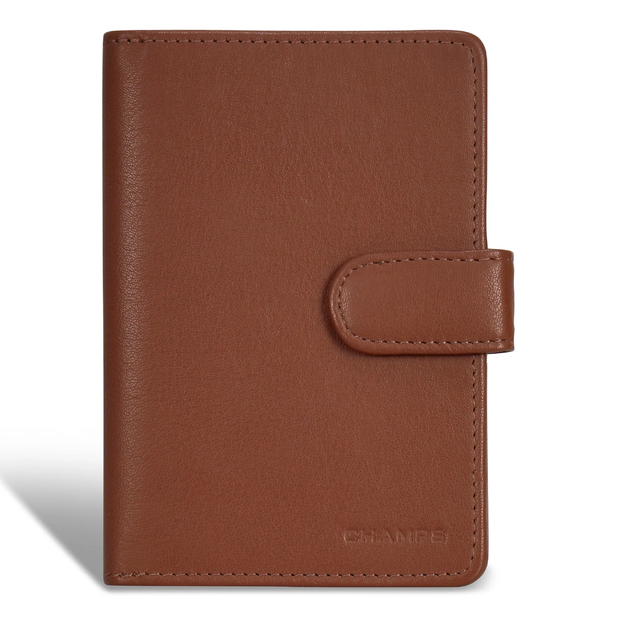 Onyx / Leather Passport Case