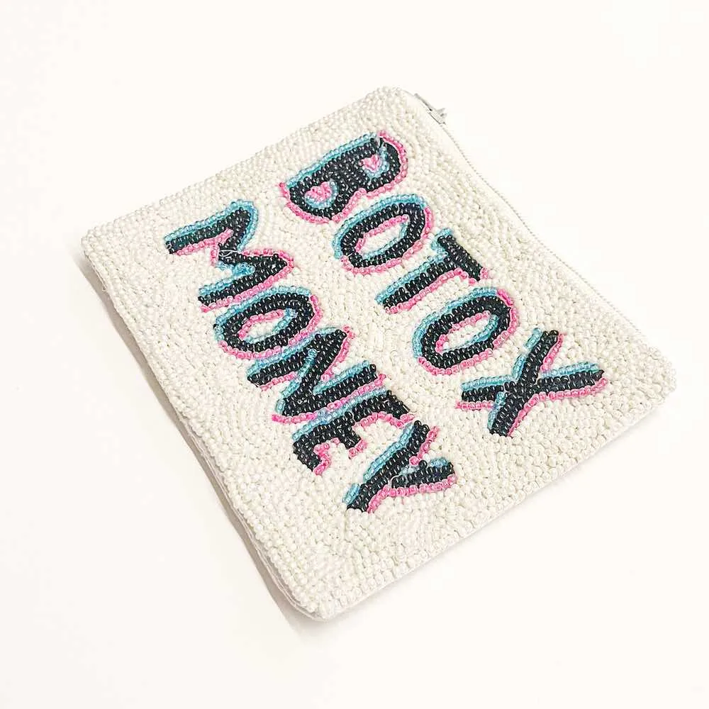 Out and About Seed Bead Coin Purse