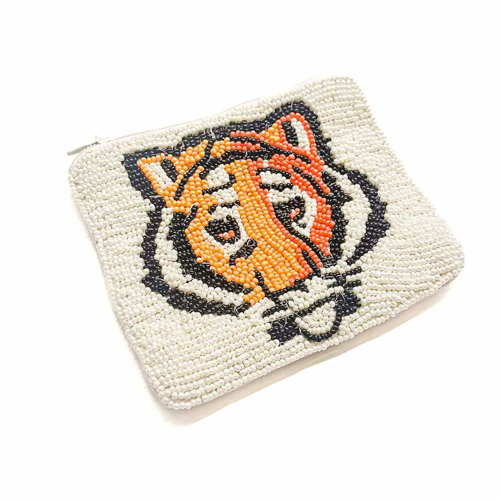Out and About Seed Bead Coin Purse
