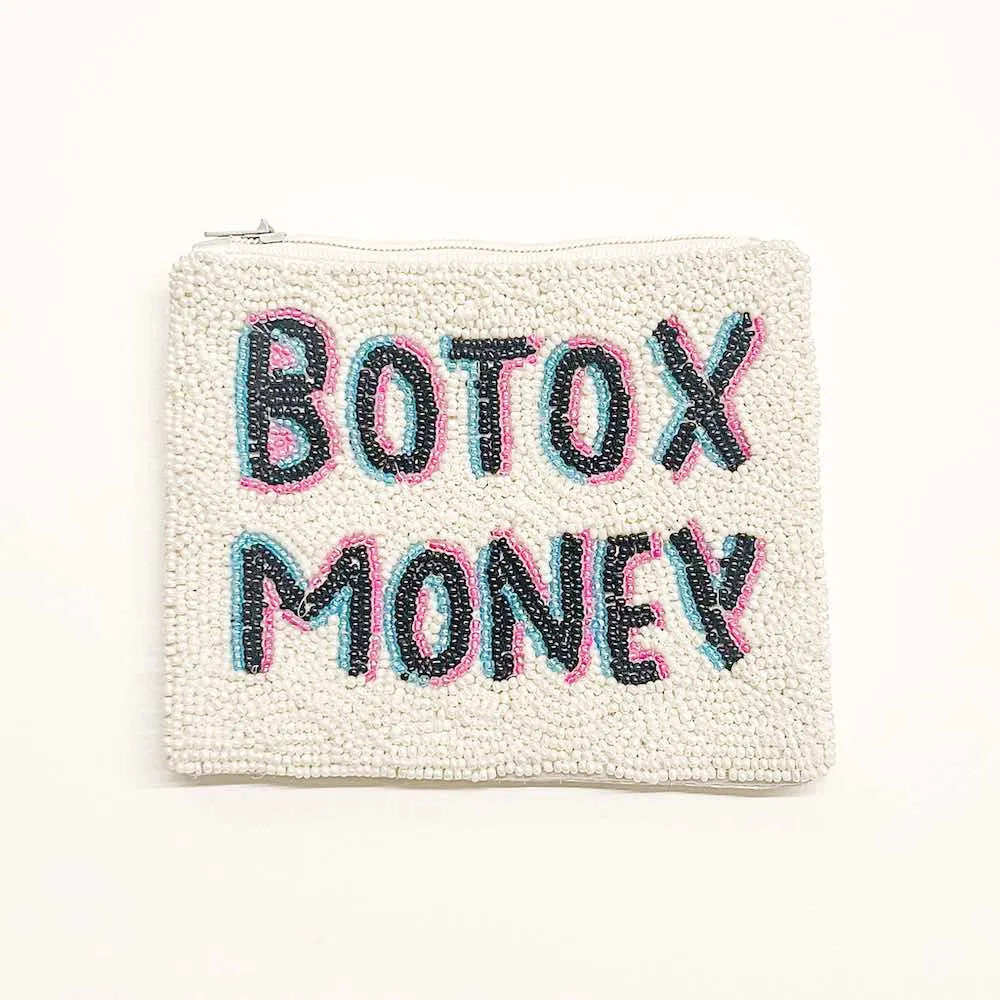 Out and About Seed Bead Coin Purse