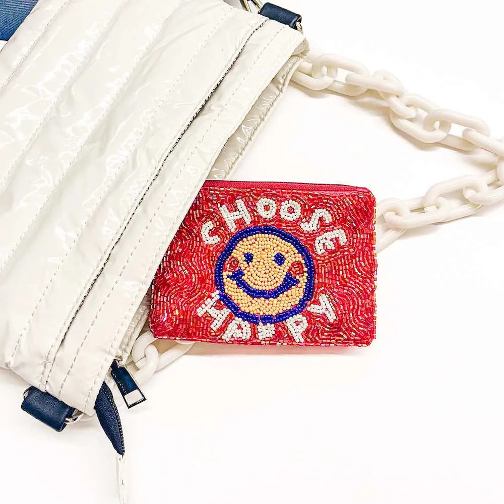 Out and About Seed Bead Coin Purse
