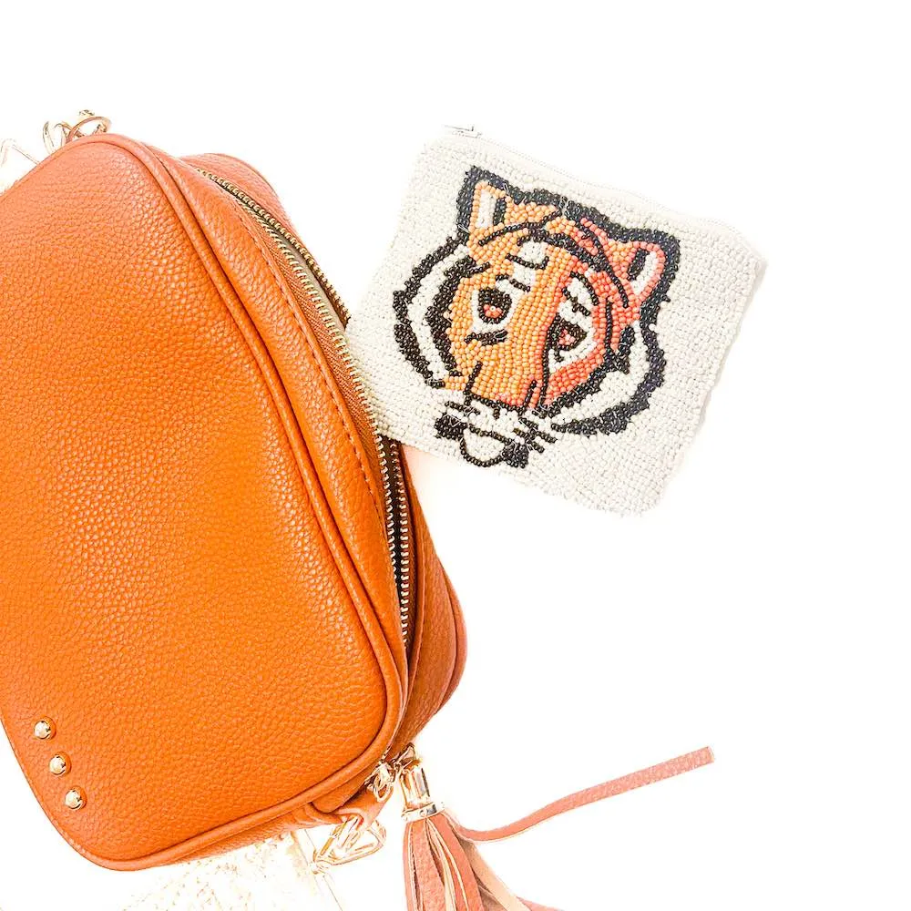 Out and About Seed Bead Coin Purse