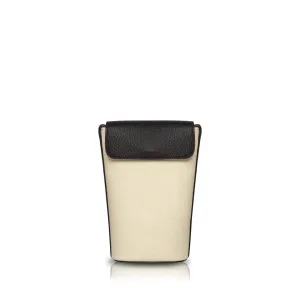 Penguin Cellphone Crossbody Bag - Cream/Black
