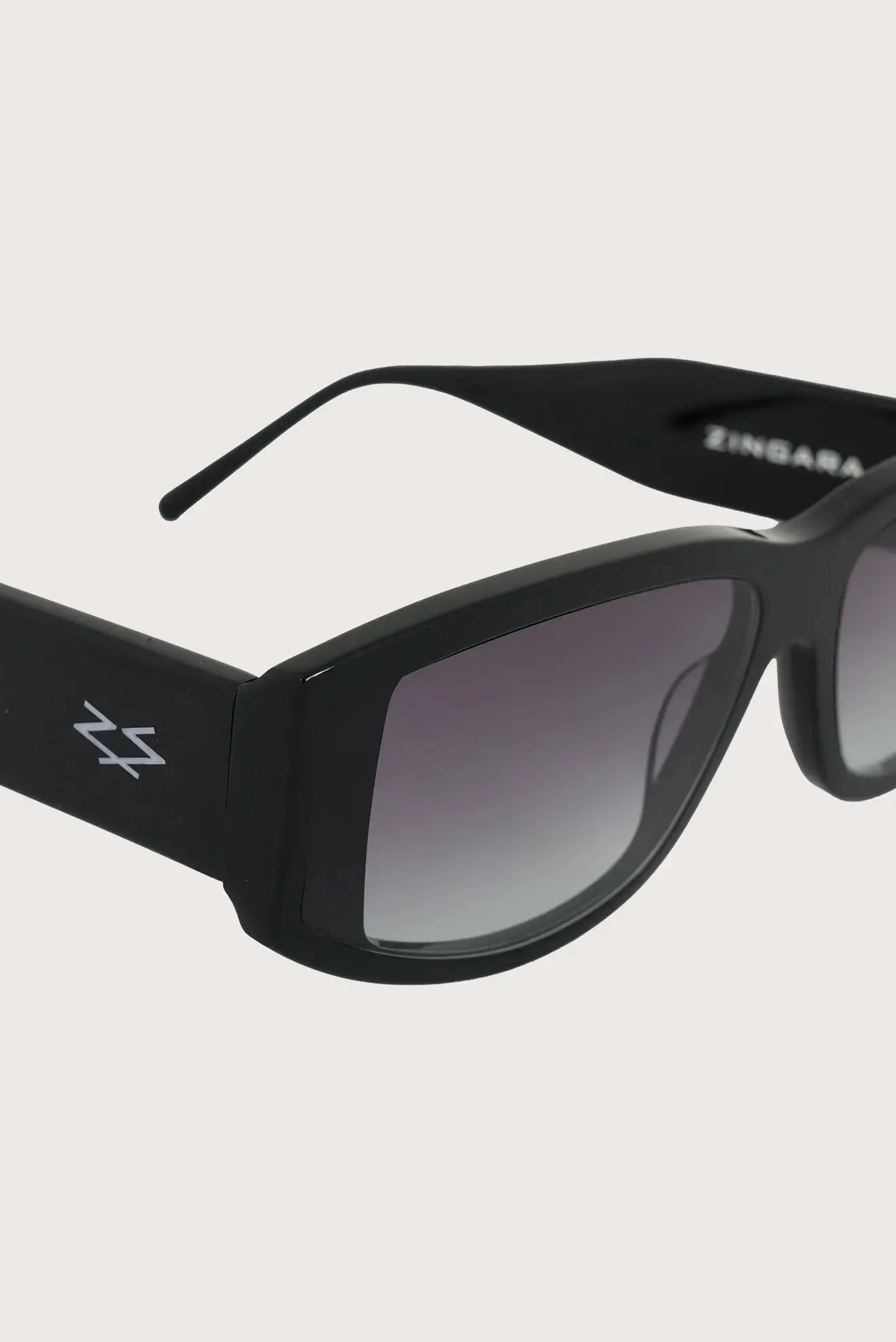 Priest Sunglasses - Rectangular - Classic Black