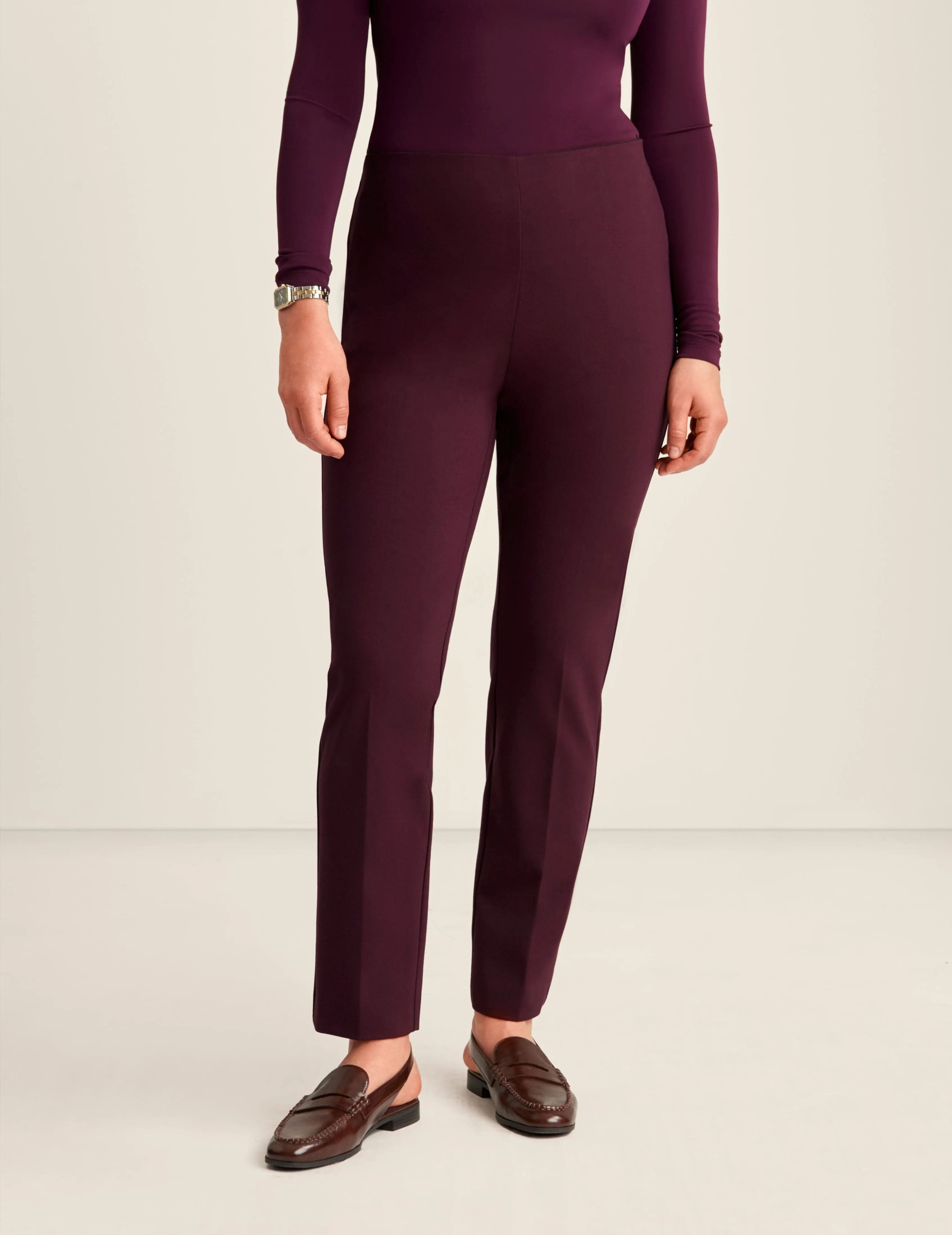 Pull On Hollywood Waist Slim Ankle - Sale
