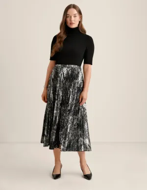 Pull On Pleated Skirt - Sale