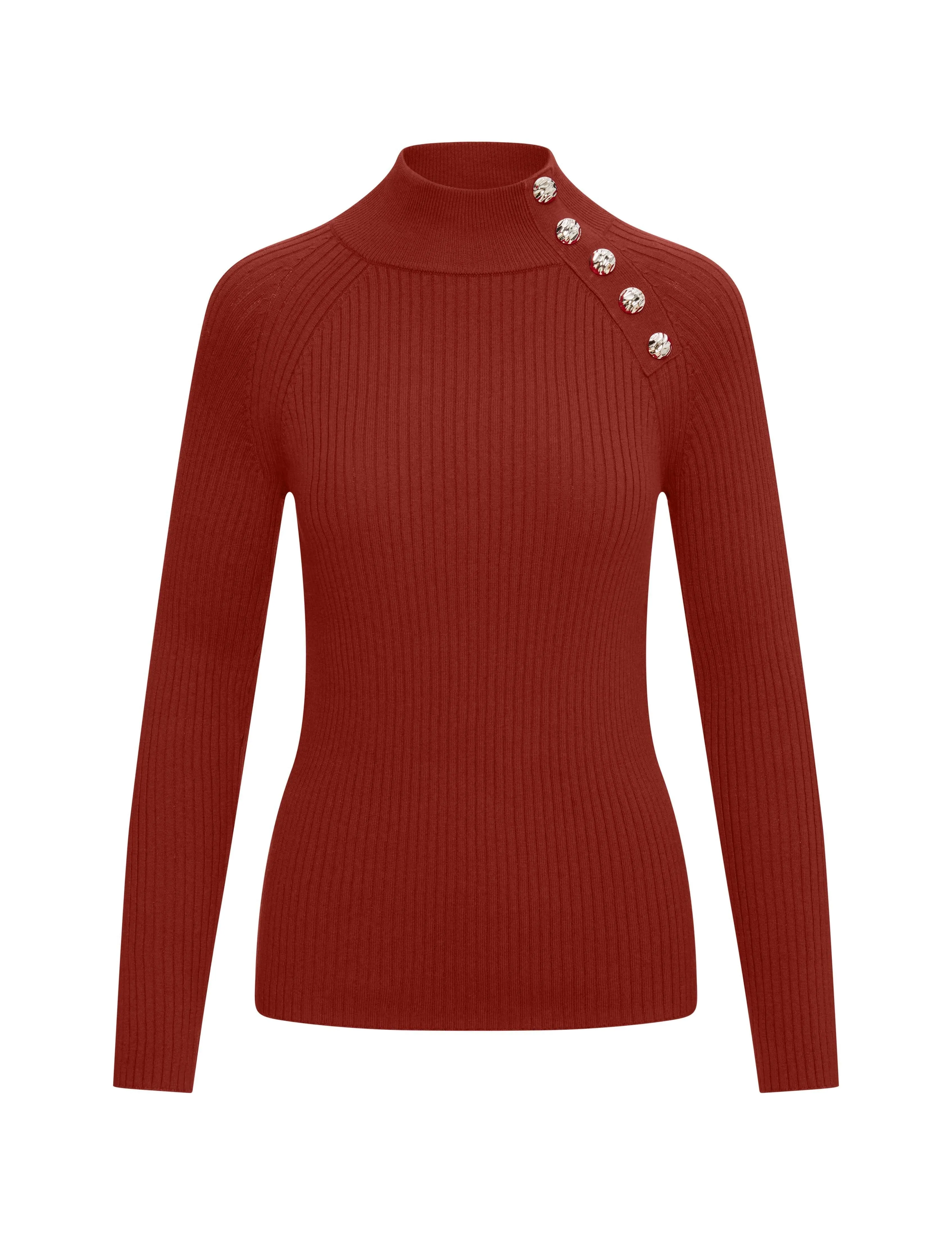 Ribbed Raglan Pullover- Sale