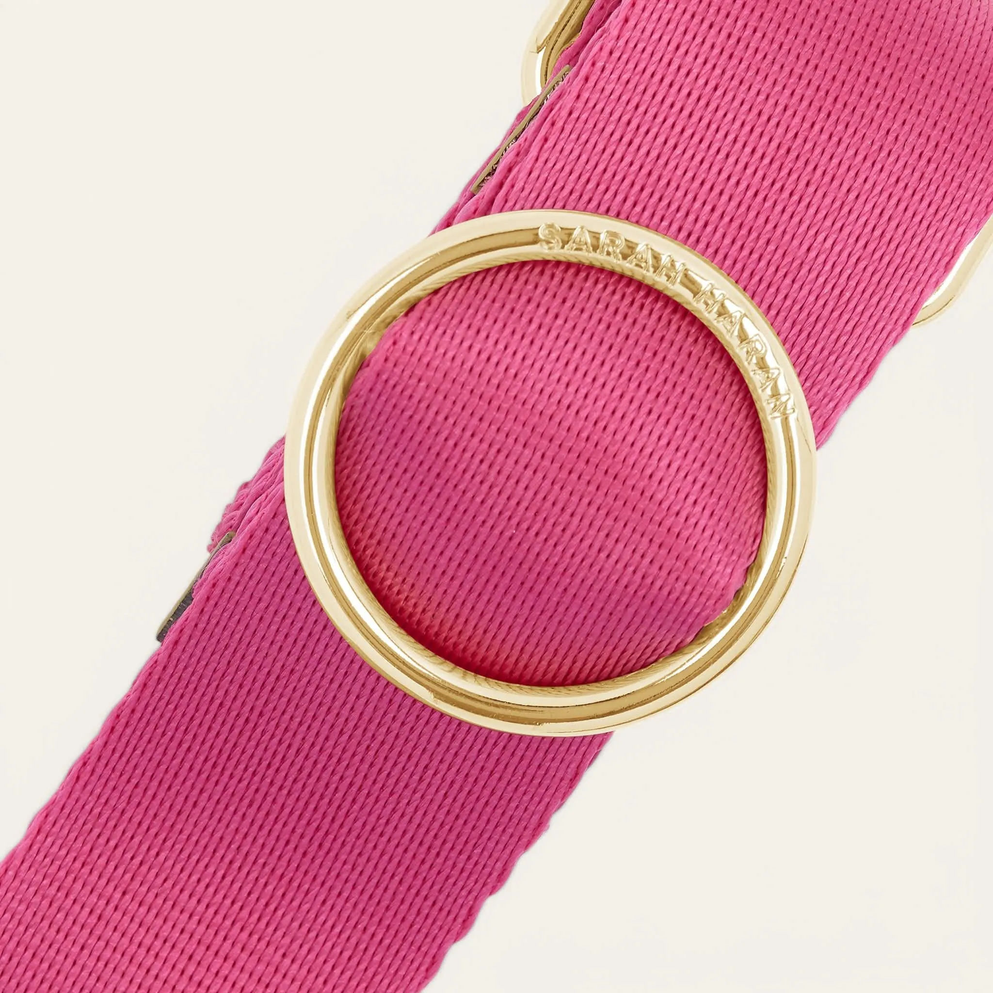 River Strap | Pink with Gold hardware